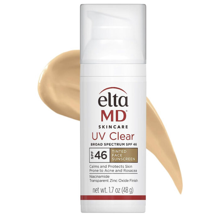 EltaMD UV Clear Tinted Face Sunscreen, SPF 46